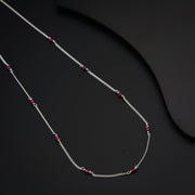 Sautoir en Ruby Chic et Élégant - Version Courte