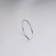 Elegant Plain Silver Bangle for Timeless Style