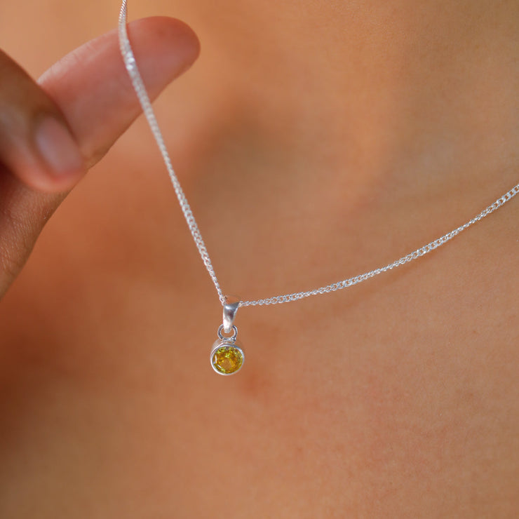 Set de pendentifs arc-en-ciel en zircon cubique et argent sterling 92,5 ̧