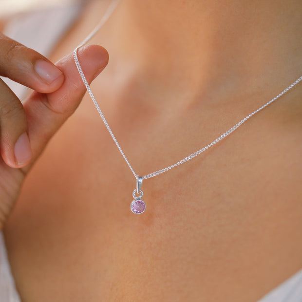 Set de pendentifs arc-en-ciel en zircon cubique et argent sterling 92,5 ̧