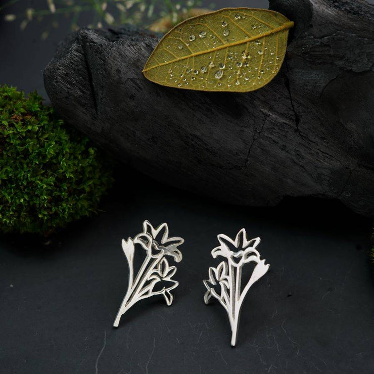 Rajanigandha Elegant Silver Earrings for a Stunning Look